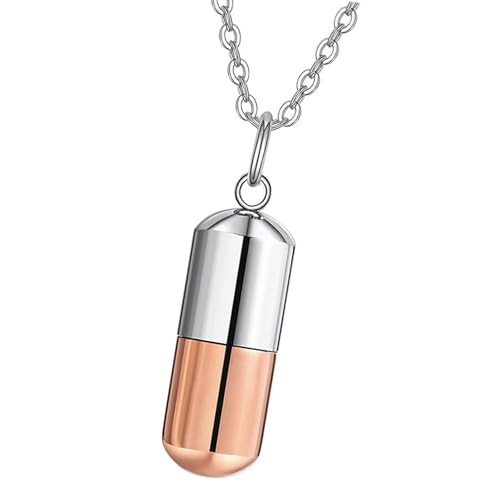 Oxxggkao Gedenk Halskette Asche Behälter Lockpreis Cremation Halsschmuck Für/Haare Elegante Halskette Für Frauen Männer Oxxggkao Gedenk Halskette Asche Behälter Lockpreis Cremation Halsschmuck Für/Haare Elegante Halskette Für Frauen Männer von Oxxggkao