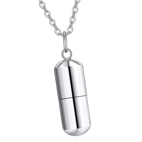 Oxxggkao Gedenk Halskette Asche Behälter Lockpreis Cremation Halsschmuck Für/Haare Elegante Halskette Für Frauen Männer Oxxggkao Gedenk Halskette Asche Behälter Lockpreis Cremation Halsschmuck Für/Haare Elegante Halskette Für Frauen Männer von Oxxggkao