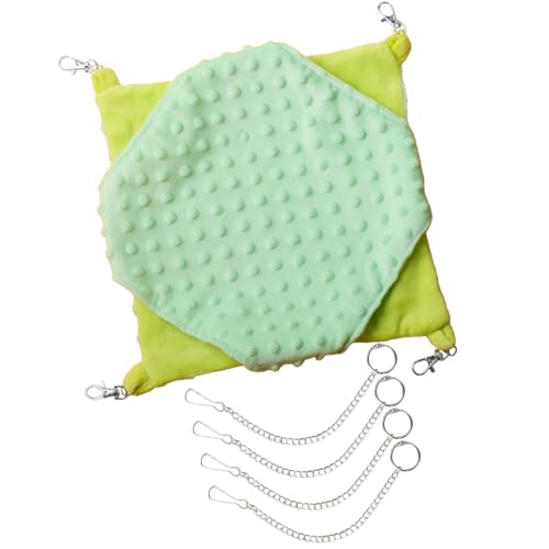 Oxxggkao Hanging Sleeping Cage Nest Für Meerschweinchen Chinchillas Schlafkäfigzubehör Zuckergläubiger Hängematte Warmes Bett Hamster Hängematte von Oxxggkao
