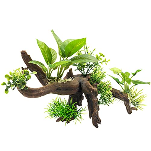 Oxxggkao Harzfische Für Tank Dekoration Rock Mountains Brücken Versteck Felsen Höhle Plastikpflanze Für Betta Aquarium Ornamente Aquarium Ornament Fischtank Mountain von Oxxggkao