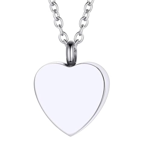 Oxxggkao Haustier Asche Halskette Medaillon Für Tierische Haustier Mutter Locket/Haar Herz/Haarform Urnen Halsketten Asche Frauen Einäscherung Oxxggkao Haustier Asche Halskette Medaillon Für Tierische Haustier Mutter Locket/Haar Herz/Haarform Urnen Halsketten Asche Frauen Einäscherung von Oxxggkao