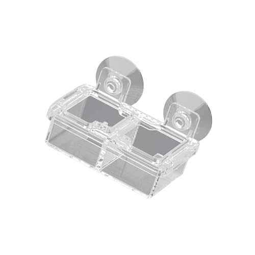 Oxxggkao Saugnapfbecher Reptilien Feeder Feed Food Water Bowl Flucht Proof Verme Dish Echsen Chamäleons Schalen Saugnäpfe Tasse von Oxxggkao