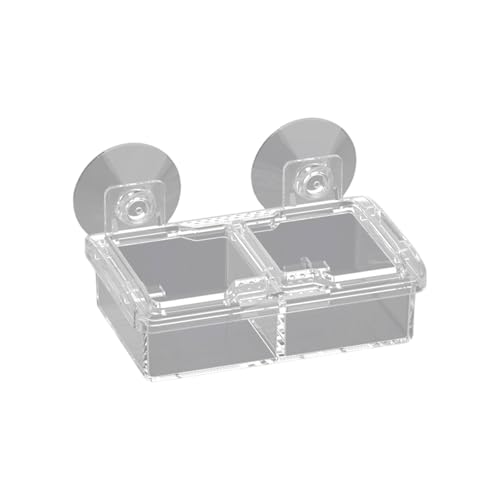 Oxxggkao Saugnapfbecher Reptilien Feeder Feed Food Water Bowl Flucht Proof Verme Dish Echsen Chamäleons Schalen Saugnäpfe Tasse von Oxxggkao