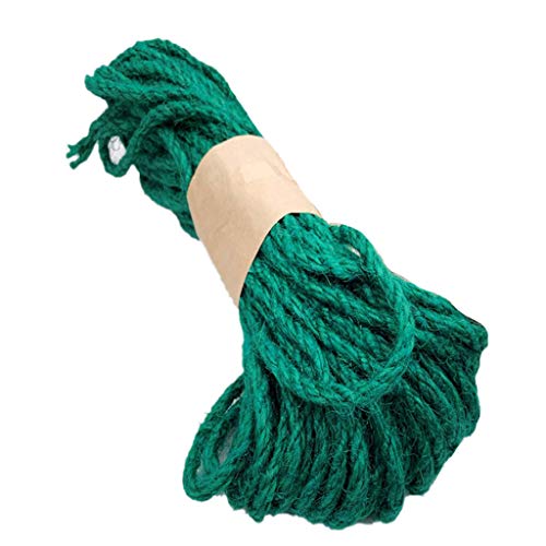 Utility Craft Seil Für Ersatz Camping Garden Craft Seil 6mm 10 M Langes Katzenkratzspielzeug Grün Grün Utility Craft Seil Für Ersatz Camping Garden Craft Seil 6mm 10 M Langes Katzenkratzspielzeug Grün Grün von Oxxggkao