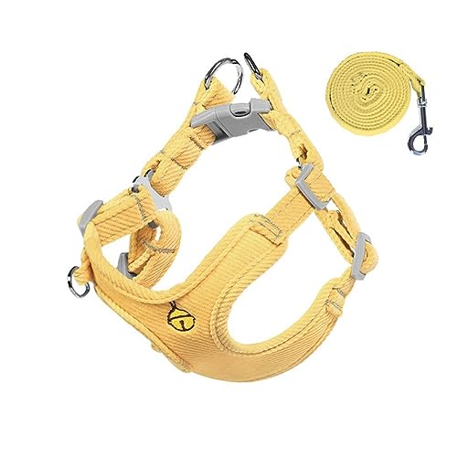 Oyccen Kleine Hunde Geschirr mit Leine Welpe Einstellbare Brustgeschirr Anti Zug Welpengeschirr Oyccen Kleine Hunde Geschirr mit Leine Welpe Einstellbare Brustgeschirr Anti Zug Welpengeschirr von Oyccen