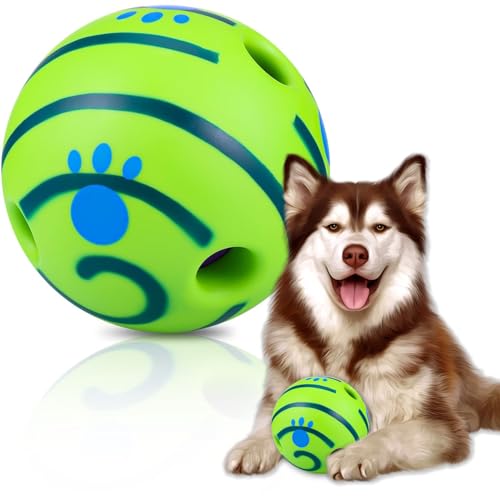 Oyifan Hundebälle, Hundespielzeugbälle, Giggle Balls Unzerstörbare Gummibälle mit Hoher Dehnbarkeit für Das Zahntraining, Robuste und Langlebige Feste Bälle für Kleine, Mittlere und Große Hunde Oyifan Hundebälle, Hundespielzeugbälle, Giggle Balls Unzerstörbare Gummibälle mit Hoher Dehnbarkeit für Das Zahntraining, Robuste und Langlebige Feste Bälle für Kleine, Mittlere und Große Hunde von Oyifan