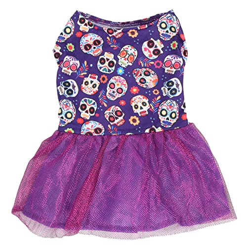 Oytrui Haustier Halloween Kleid Weiche Dehnbare Schöne Kostümhunde Prinzessin Kleid für Ausflüge Partys Gehen (M) von Oytrui