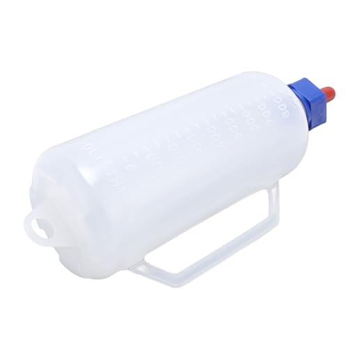 Oytrui Lammfütterungsflasche, Vertikale Kalb -Fütterungsflasche mit Griff, Plastikviergetränk für Schafslämmer und Kleine Tiere von Oytrui