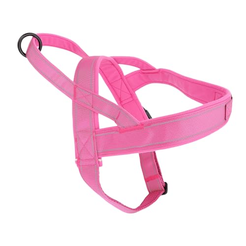 Verstellbares Nylon-Hundegeschirr, bequem, stoppen Sie Ziehen, Haustier-Halftergeschirr mit tragbarem Design für Spaziergänge, Training (S) von Oytrui