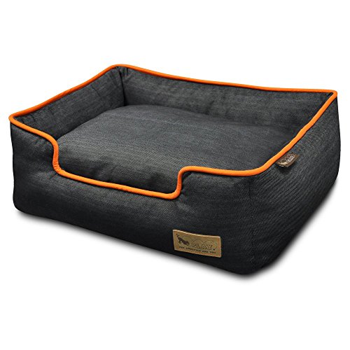 P.L.A.Y. – Pet Lifestyle & You PY3001ASF Lounge Bett Denim, S, orange von P.L.A.Y. – Pet Lifestyle & You