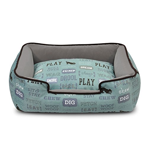 P.L.A.Y. – Pet Lifestyle & You PY3006BXLF Lounge Bett Dog's Life, XL, hellblau von P.L.A.Y. – Pet Lifestyle & You