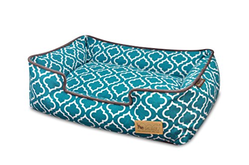 P.L.A.Y. – Pet Lifestyle & You PY3012CXLF Lounge Bett Moroccan, XL, Teal von P.L.A.Y. – Pet Lifestyle & You