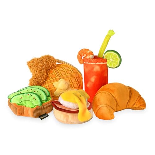 Barking Brunch Collection Toys Set (B2C) - 1 Set (i.e. 5 pcs) with Gift Box (New!) von P.L.A.Y. – Pet Lifestyle & You