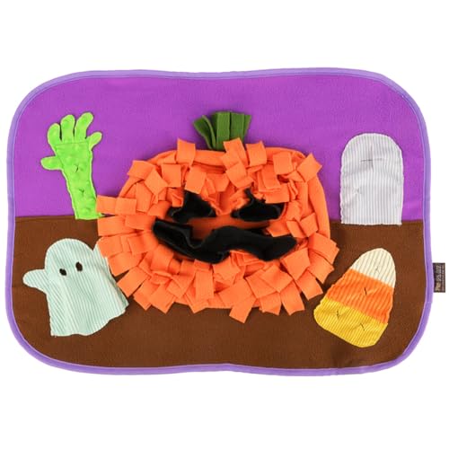 P.L.A.Y. Niedliche Schnüffelmatte für Hunde, Halloween-Thema, interaktive Futter- und Leckerli-Matte für Welpen und Hunde aller Größen, Anreicherungsspielzeug, ideal für langsames Füttern, Nasenarbeit P.L.A.Y. Niedliche Schnüffelmatte für Hunde, Halloween-Thema, interaktive Futter- und Leckerli-Matte für Welpen und Hunde aller Größen, Anreicherungsspielzeug, ideal für langsames Füttern, Nasenarbeit von P.L.A.Y. – Pet Lifestyle & You