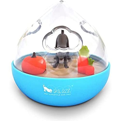 P.L.A.Y. Pet Lifestyle and You WOBBLE BALL TOY - Snackball für Hunde - Blau von P.L.A.Y. – Pet Lifestyle & You