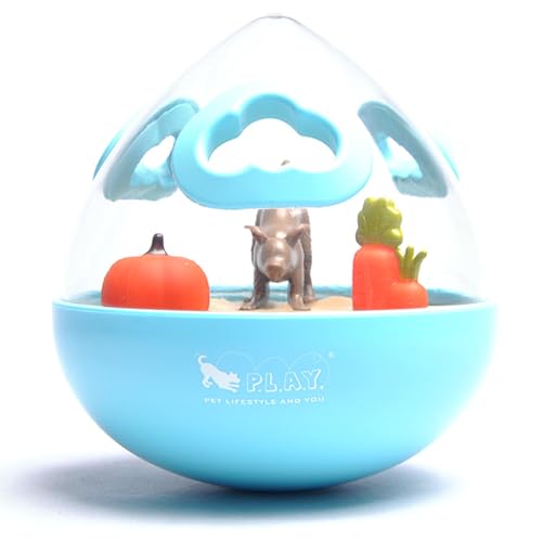 P.L.A.Y. Pet Lifestyle and You WOBBLE BALL TOY - Snackball für Hunde - Blau von P.L.A.Y. – Pet Lifestyle & You