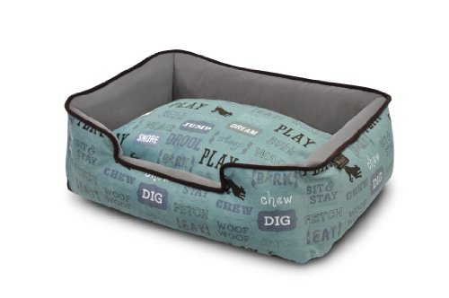 P.L.A.Y. – Pet Lifestyle & You PY3006BSF Lounge Bett Dog's Life, S, hellblau von P.L.A.Y. – Pet Lifestyle & You