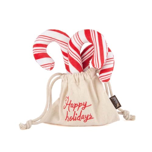 P.L.A.Y. Pet Holiday Classic Pluche - Candy Canes von Tasty Bone