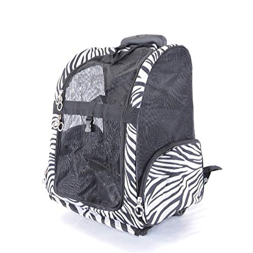 Haustier-Kinderwagen, Haustier-Trolley, Hunderucksack, Ausflug, Schultertasche, Tragetasche, Panorama-Sonnendach, super atmungsaktiv, Trolley-Tasche (Camouflage, 32 x 23 x 43 cm) von P9IDEDFH