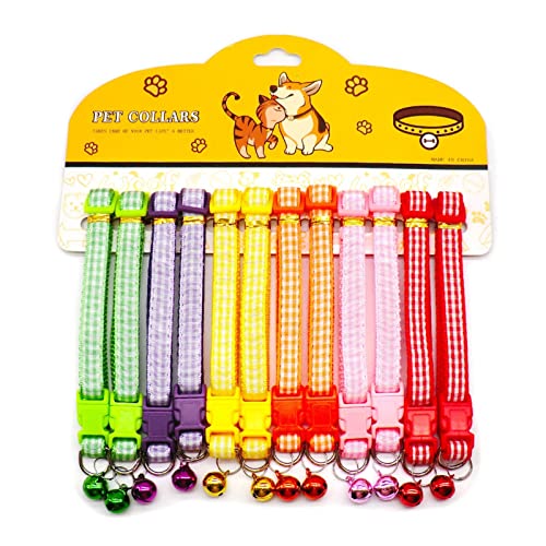 Haustierfliege, 12 Stück, Hundehalsband mit Glöckchen, zart, Sicherheit, lässig, Nylon, für Hunde und Katzen, Umhängeband, Camouflage, verstellbar, Haustier-Hundezubehör (Farbe: wie abgebildet 9) (wie Haustierfliege, 12 Stück, Hundehalsband mit Glöckchen, zart, Sicherheit, lässig, Nylon, für Hunde und Katzen, Umhängeband, Camouflage, verstellbar, Haustier-Hundezubehör (Farbe: wie abgebildet 9) (wie von P9IDEDFH