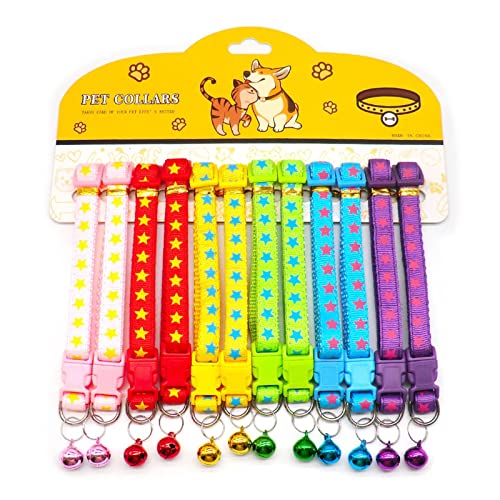 Haustierfliege, 12 Stück, Hundehalsband mit Glöckchen, zart, Sicherheit, lässig, Nylon, für Hunde und Katzen, Umhängeband, Camouflage, verstellbar, Haustier-Hundezubehör (Farbe: wie abgebildet 9) (wie Haustierfliege, 12 Stück, Hundehalsband mit Glöckchen, zart, Sicherheit, lässig, Nylon, für Hunde und Katzen, Umhängeband, Camouflage, verstellbar, Haustier-Hundezubehör (Farbe: wie abgebildet 9) (wie von P9IDEDFH
