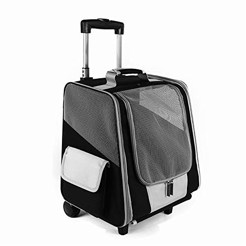 Haustiertasche für Reisen im Freien, einfacher Rucksack, bequeme Tragetasche, Trolley-Tasche, für Katzen und Hunde, leichte Tragetücher von P9IDEDFH