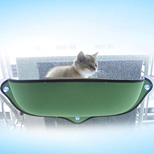 Katzennest für Haustierstreu, Katzenhängematte, Saugnapf, Fensterbankkissen, halbrund, 68,6 x 28 cm Katzennest für Haustierstreu, Katzenhängematte, Saugnapf, Fensterbankkissen, halbrund, 68,6 x 28 cm von P9IDEDFH