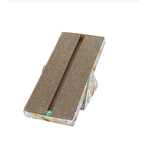 Kratzbrett für Kätzchen, interessantes Spielzeug für Katzen, Wellpappe, Katzen-Nagelschaber-Matte, Kratzmatte für Katzen (Farbe: A, Größe: Einheitsgröße) von P9IDEDFH