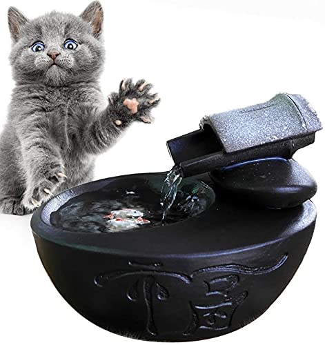 P9IDEDFH Fountain Cat Water Fountain zum Trinken, automatische Zirkulation für Haustiere, Wasserspender für Katzen und kleine Hunde, leise, Haustierbedarf, Haustier-Wasserspender (Größe: 14) (Stil: 12 von P9IDEDFH