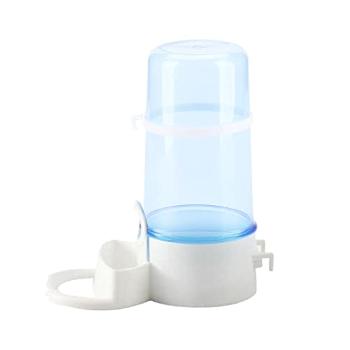 Vogelfutterspender für Vögel, Wassertränke, Behälter, automatische Vogelkäfig-Wasserflasche, Kunststoff, transparent, für Papageien, Haustier-Trinkbrunnen (Farbe: B, Größe: Einheitsgröße) von P9IDEDFH
