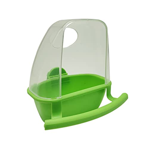Vogelfutterstation 1 Stück Vogelkäfig Futterspender Papagei Vögel Wasser Hängende Schüssel Sittich Futterbox Haustierkäfig Kunststoff Lebensmittelbehälter (Farbe: C, Größe: Einheitsgröße) (A - von P9IDEDFH