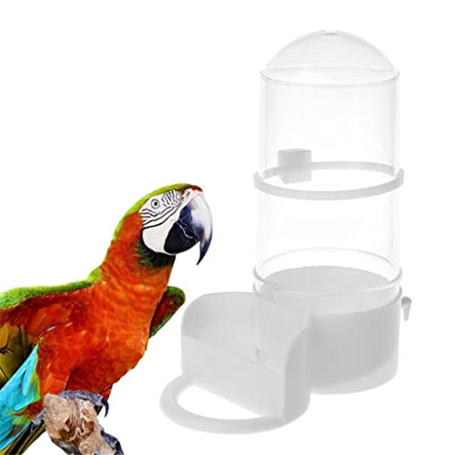 Vogelfutterstation Vogelfutterstation Automatische Futterstation Wasserfütterung Papagei Hamster Haustierclip Käfigspender (Farbe: A, Größe: Einheitsgröße) von P9IDEDFH