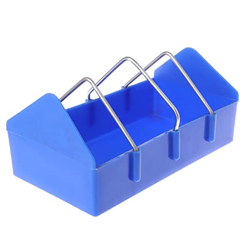 Vogelfutterstation für Tauben, Wasserfutter, Vögel, Papageien, Hängekäfig, rechteckig, Zubehör (Farbe: A, Größe: Einheitsgröße) von P9IDEDFH