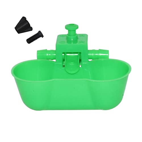 Vogelfutterstation für Vögel, 5 Stück, Wassertrinker für Tauben, Wachteln, automatisches Huhntrinken, Doppelbecher mit Schrauben, Vogelfutterstation Werkzeuge (Farbe: A, Größe: Einheitsgröße) (B von P9IDEDFH