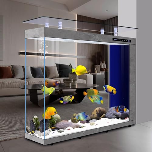 PA-DABAOO 68-Gallonen-Aquarium, Großes Smart-Aquarium Mit EIN-klick-Entwässerung, Robustes Fischglas, Seitliches Filtersystem, Luxuriöses Vertikales Aquarium, Glasbar,F PA-DABAOO 68-Gallonen-Aquarium, Großes Smart-Aquarium Mit EIN-klick-Entwässerung, Robustes Fischglas, Seitliches Filtersystem, Luxuriöses Vertikales Aquarium, Glasbar,F von PA-DABAOO