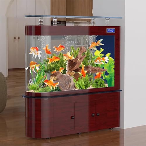 PA-DABAOO 68-Gallonen-Aquarium, LCD-Bildschirm, Großes Glas-Fischglas, Bodenfilterung, Robustes Glas-Aquarium-Set, Ultrahochauflösendes Glas, Bildschirmanzeige Für Fischbräune,D PA-DABAOO 68-Gallonen-Aquarium, LCD-Bildschirm, Großes Glas-Fischglas, Bodenfilterung, Robustes Glas-Aquarium-Set, Ultrahochauflösendes Glas, Bildschirmanzeige Für Fischbräune,D von PA-DABAOO