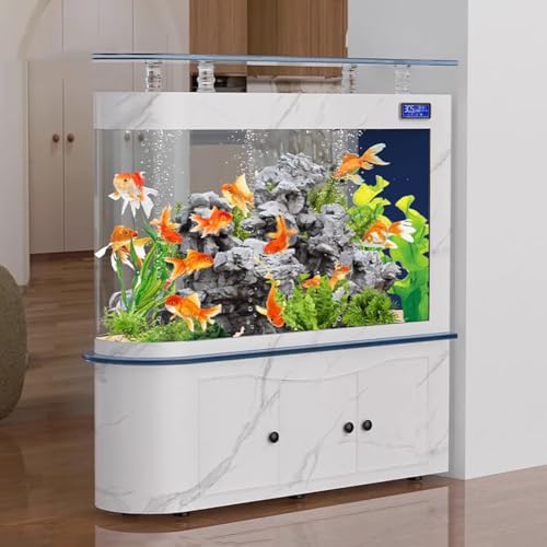 PA-DABAOO 68-Gallonen-Aquarium, LCD-Bildschirm, Großes Glas-Fischglas, Bodenfilterung, Robustes Glas-Aquarium-Set, Ultrahochauflösendes Glas, Bildschirmanzeige Für Fischbräune,E PA-DABAOO 68-Gallonen-Aquarium, LCD-Bildschirm, Großes Glas-Fischglas, Bodenfilterung, Robustes Glas-Aquarium-Set, Ultrahochauflösendes Glas, Bildschirmanzeige Für Fischbräune,E von PA-DABAOO