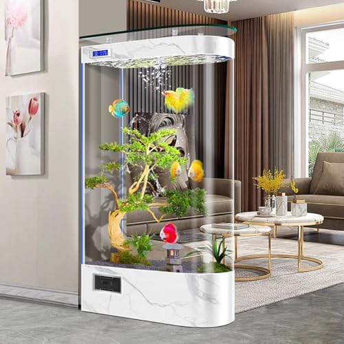 PA-DABAOO 85-Gallonen-Aquarium Mit 3-In-1-Wasserpumpe, Modernes Großes Aquarium Zur Ausstellung Im Wohnzimmer, Glasfischbecken, Intelligentes Aquarium-Set, Mehrschichtiges Filtersystem,A PA-DABAOO 85-Gallonen-Aquarium Mit 3-In-1-Wasserpumpe, Modernes Großes Aquarium Zur Ausstellung Im Wohnzimmer, Glasfischbecken, Intelligentes Aquarium-Set, Mehrschichtiges Filtersystem,A von PA-DABAOO