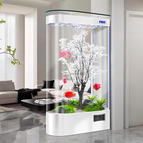 PA-DABAOO 85-Gallonen-Aquarium Mit 3-In-1-Wasserpumpe, Modernes Großes Aquarium Zur Ausstellung Im Wohnzimmer, Glasfischbecken, Intelligentes Aquarium-Set, Mehrschichtiges Filtersystem,C PA-DABAOO 85-Gallonen-Aquarium Mit 3-In-1-Wasserpumpe, Modernes Großes Aquarium Zur Ausstellung Im Wohnzimmer, Glasfischbecken, Intelligentes Aquarium-Set, Mehrschichtiges Filtersystem,C von PA-DABAOO