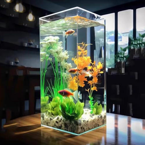 PA-DABAOO Acryl-Aquarium, Transparente, Randlose Aquarien, Verschiedene Größenoptionen, Modernes, Kompaktes Aquarium Zur Ausstellung, 360°-Ausstellung, DIY-Dekoration,XXL PA-DABAOO Acryl-Aquarium, Transparente, Randlose Aquarien, Verschiedene Größenoptionen, Modernes, Kompaktes Aquarium Zur Ausstellung, 360°-Ausstellung, DIY-Dekoration,XXL von PA-DABAOO