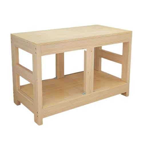 PA-DABAOO Aquariumständer Aus Massivholz, 2-Stufig, Robuster Aquariumständer Aus Holz, Terrarienständer Für Reptilien Und Schildkröten, Regale Zur Aufbewahrung,120 * 40 * 70cm PA-DABAOO Aquariumständer Aus Massivholz, 2-Stufig, Robuster Aquariumständer Aus Holz, Terrarienständer Für Reptilien Und Schildkröten, Regale Zur Aufbewahrung,120 * 40 * 70cm von PA-DABAOO