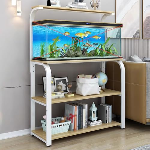 PA-DABAOO Großer Aquariumständer, Robuster Metall-Aquariumständer, Höhenverstellbar, Multifunktionales Lagerregal, Stabiler Metallrahmen, Mehrschichtiges Design, Mehr Stauraum,F PA-DABAOO Großer Aquariumständer, Robuster Metall-Aquariumständer, Höhenverstellbar, Multifunktionales Lagerregal, Stabiler Metallrahmen, Mehrschichtiges Design, Mehr Stauraum,F von PA-DABAOO