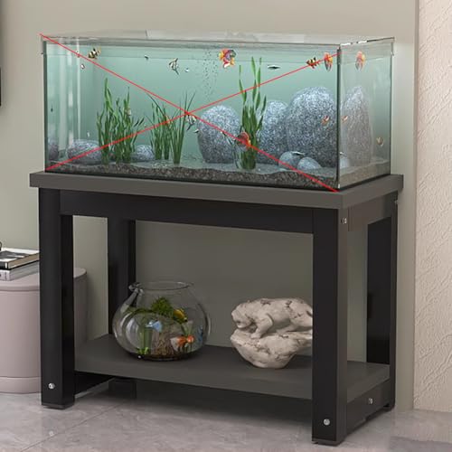 PA-DABAOO Robuster Aquariumständer, Metall-Aquariumständer, Doppellagige Aufbewahrung, Reptilienbeckenständer Mit Stabilem Rahmen, Aufbewahrung Von Aquariumzubehör, Tragkraft 290 Kg,G PA-DABAOO Robuster Aquariumständer, Metall-Aquariumständer, Doppellagige Aufbewahrung, Reptilienbeckenständer Mit Stabilem Rahmen, Aufbewahrung Von Aquariumzubehör, Tragkraft 290 Kg,G von PA-DABAOO