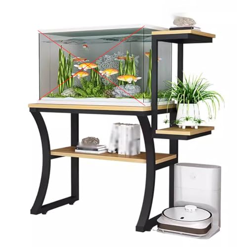 PA-DABAOO Unregelmäßiger Aquariumständer, Mehrschichtiger Aquarienständer, Robuster Terrarienständer Aus Metall, Freistehende Pflanzenständer, Stand-Utility,60 * 40 * 65cm PA-DABAOO Unregelmäßiger Aquariumständer, Mehrschichtiger Aquarienständer, Robuster Terrarienständer Aus Metall, Freistehende Pflanzenständer, Stand-Utility,60 * 40 * 65cm von PA-DABAOO