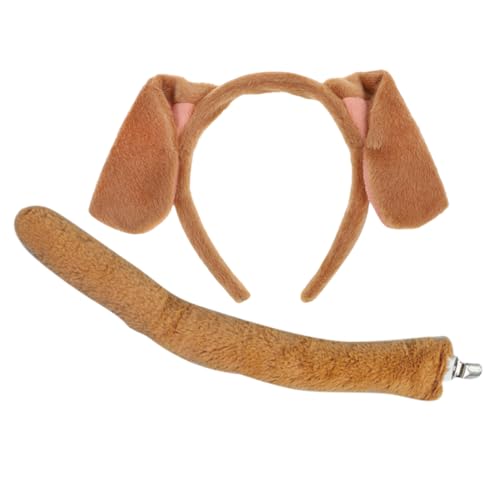 PACKOVE 1 Satz Welpen Stirnband Kostüm Hündchenohren Stirnband Hundebandana Klein Stirnband Mit Hundeohren Hundeschwanz Eselsohren Dackel Stirnbänder Hundebänder Groß Stoff PACKOVE 1 Satz Welpen Stirnband Kostüm Hündchenohren Stirnband Hundebandana Klein Stirnband Mit Hundeohren Hundeschwanz Eselsohren Dackel Stirnbänder Hundebänder Groß Stoff von PACKOVE