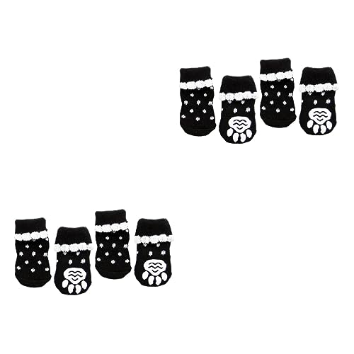 PACKOVE 2st Bedruckte Socken Welpensocken Für Kleine Hunde Weihnachtssocken Für Hunde Pfotenpolster Traktionssocken Für Hunde Hundepfoten Socken Sox Anti-schmutzig Hundepfotenabdeckung von PACKOVE