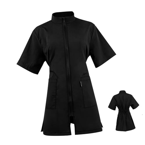 PACKOVE Barber Smock für Herren mit Taschen Multifunktionale Haustierpflege Arbeitskleidung für Hunde und Katzenfriseure Komfortabler Robuster und Stilvoller Hundesalon Kittel aus Fasern PACKOVE Barber Smock für Herren mit Taschen Multifunktionale Haustierpflege Arbeitskleidung für Hunde und Katzenfriseure Komfortabler Robuster und Stilvoller Hundesalon Kittel aus Fasern von PACKOVE