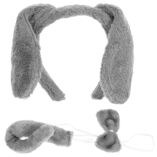 PACKOVE Halloween Cosplay Set Hundekostüm Teiliges Set mit Plüsch Hundekopfband Verstellbarer Fliege und Bequemes Tierkostüm für Geburtstagsfeier Tanz und Karneval PACKOVE Halloween Cosplay Set Hundekostüm Teiliges Set mit Plüsch Hundekopfband Verstellbarer Fliege und Bequemes Tierkostüm für Geburtstagsfeier Tanz und Karneval von PACKOVE