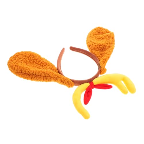 PACKOVE Verstellbares Hundekostüm Stirnband mit Plüsch Rentiergeweih Niedliches Halloween Accessoire für Kleine Hunde für Weihnachten und Festlichkeiten von PACKOVE