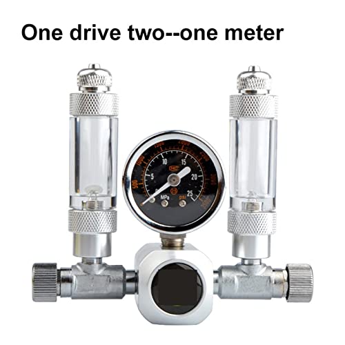 CO2-Regler Aquarium CO2 Regler Magnetic Magnet Kit Check Ventil Fischtankzubehör CO2 Kontrollsystem Reaktorgenerator Set Fasswerkzeuge (Color : 1 drive 2-1 meter, Size : G5) von PACUM